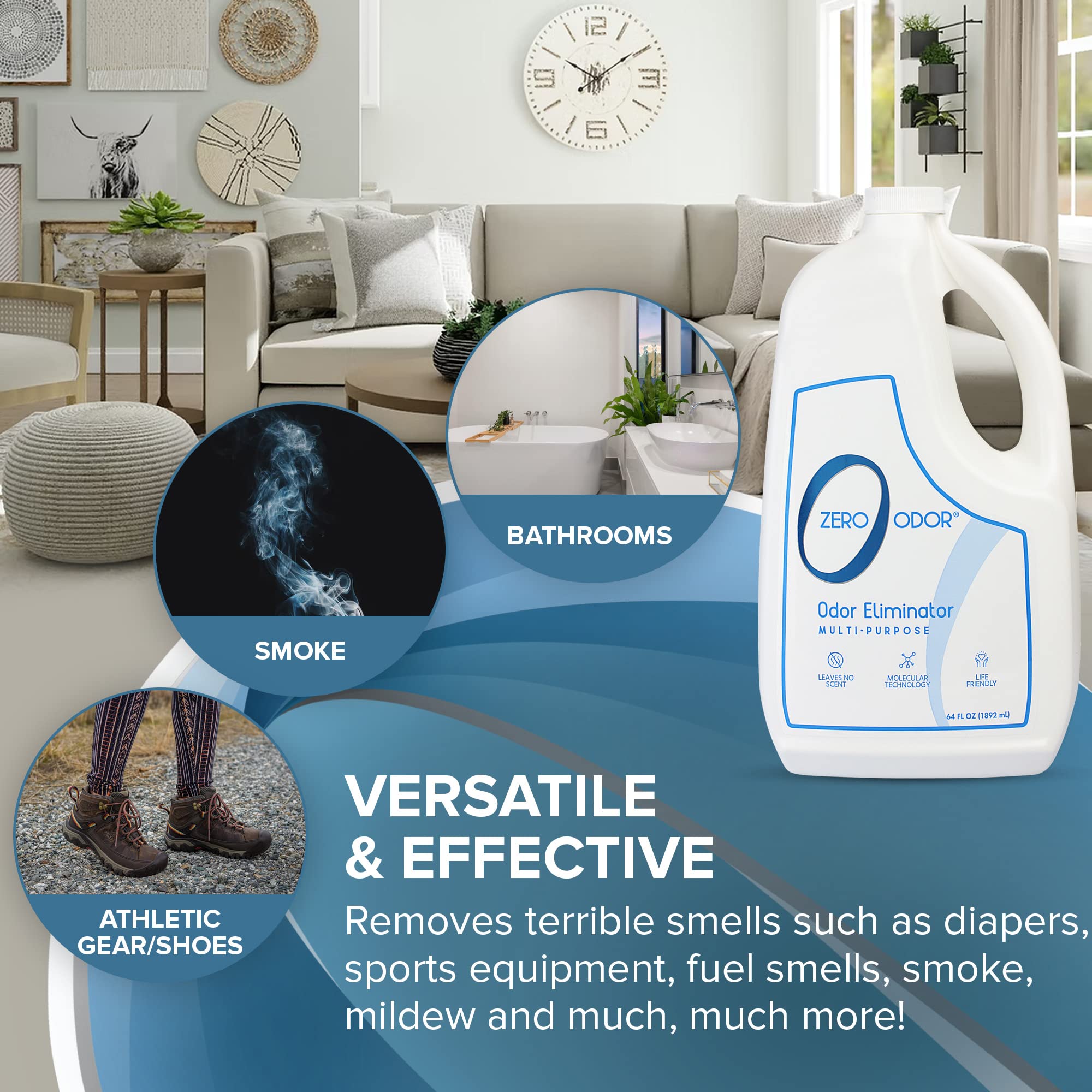 Zero Odor nursery-safe odor eliminator for kids' rooms.