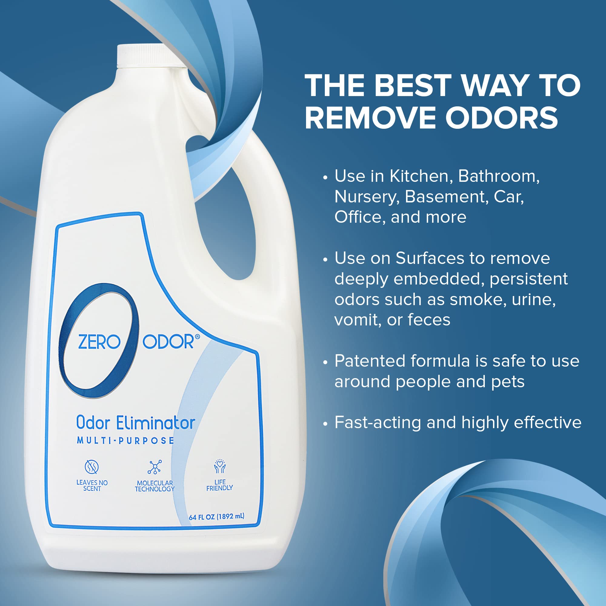 Zero Odor office deodorizer for workspace and desk area.
