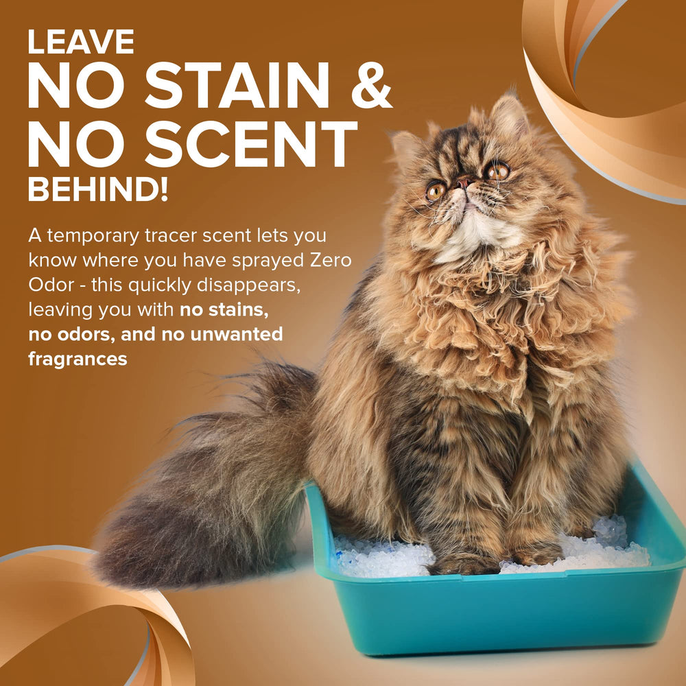 Zero Odor patented technology visual highlighting odor elimination in use.
