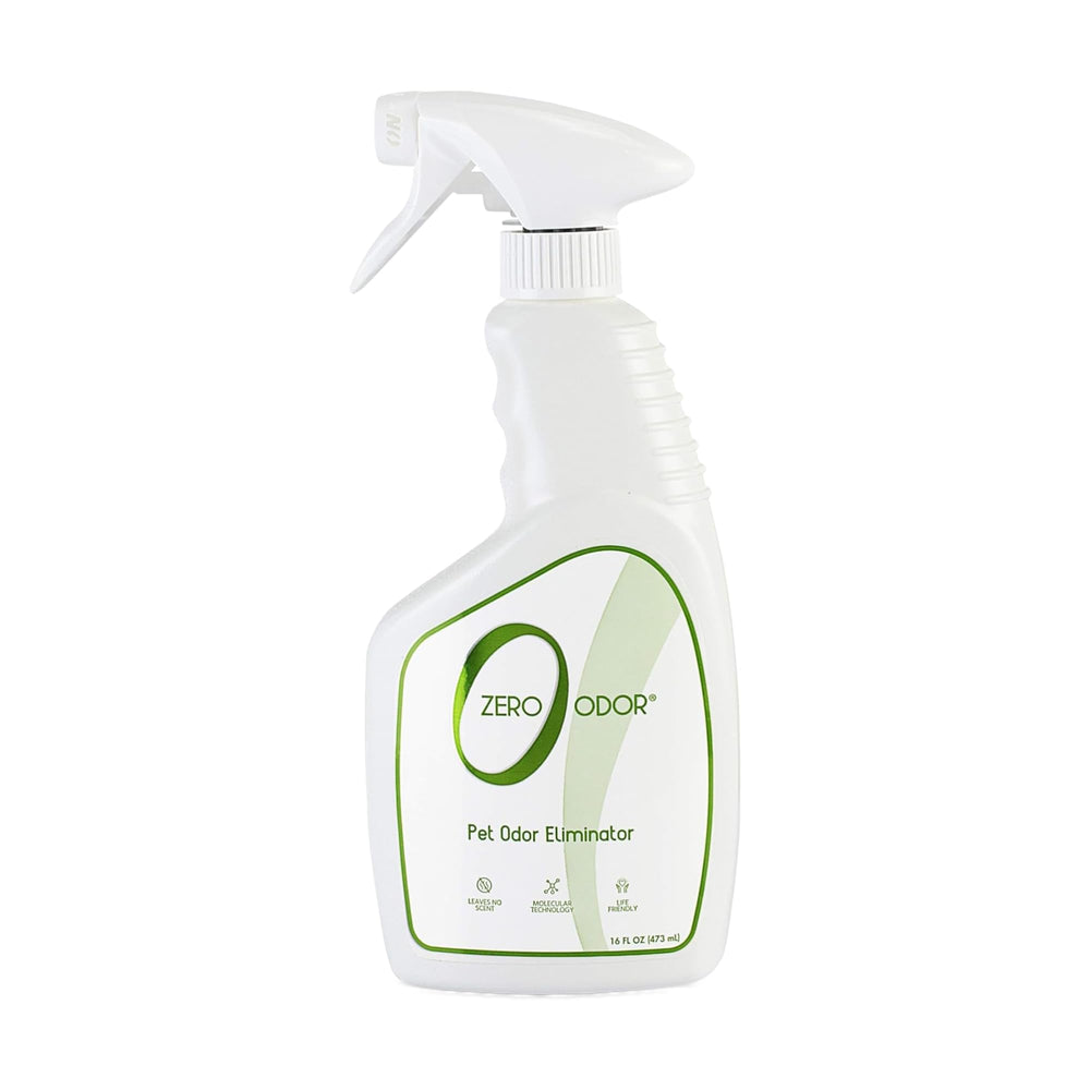 Zero Odor bottle front demonstrates strong odor elimination for quick air refresh.