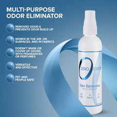 Zero Odor spray bottle in kitchen use for odor removal.