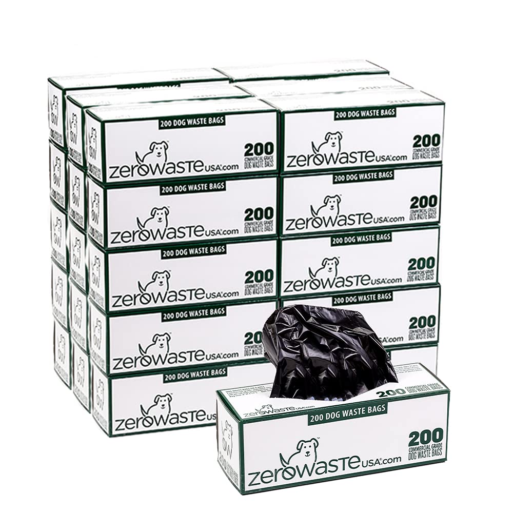 Zero Waste USA premium dog waste bags for dispenser-fit view, enabling quick, tidy cleanup.