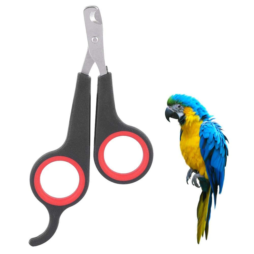 Zerodis Bird Nail Clipper blade closeup shows durable stainless steel for clean cuts