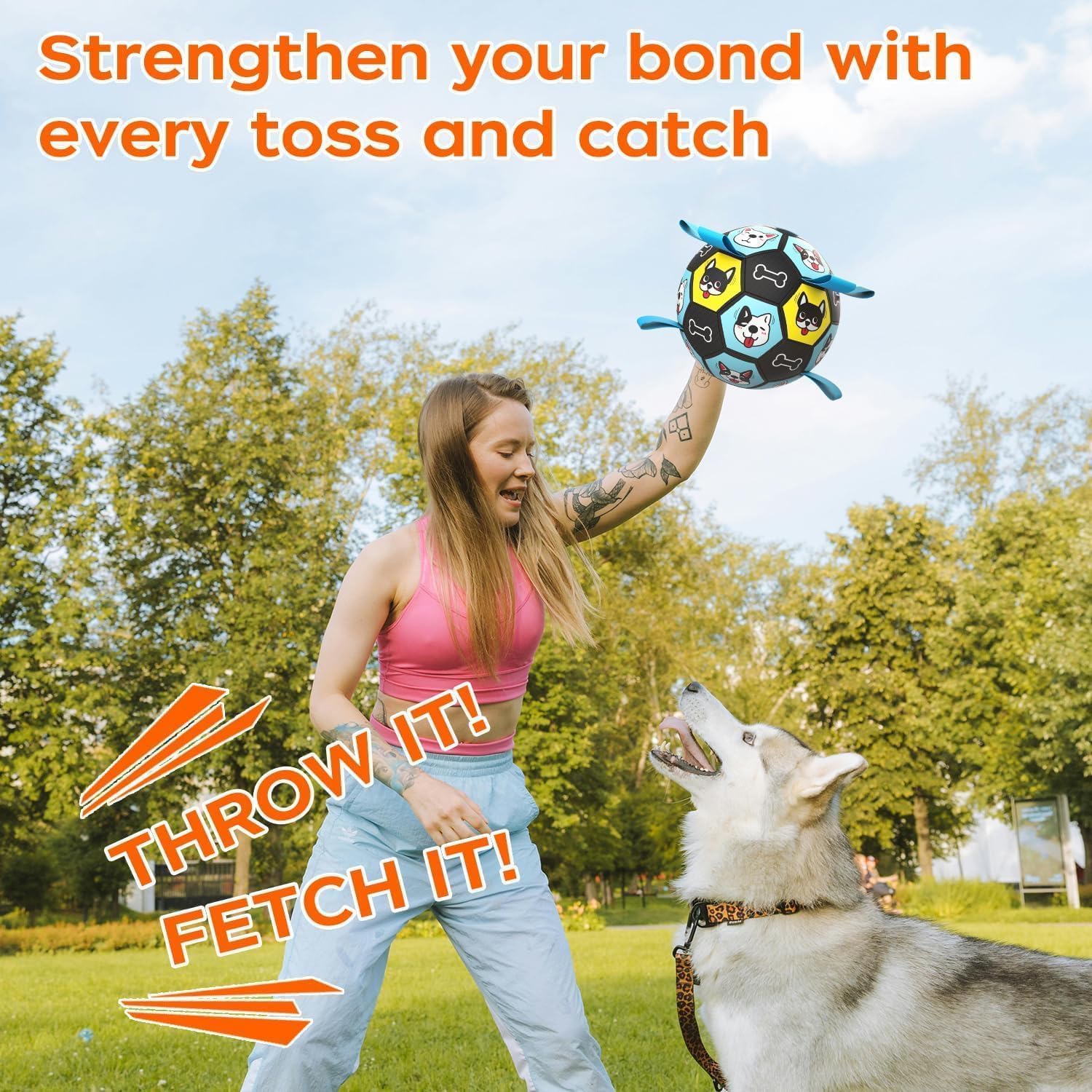 ZestPulse dog ball outdoor fetch promotes active play outdoors.