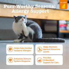 Zesty Paws omega-3 y probióticos para gatos, soporte digestivo suave.