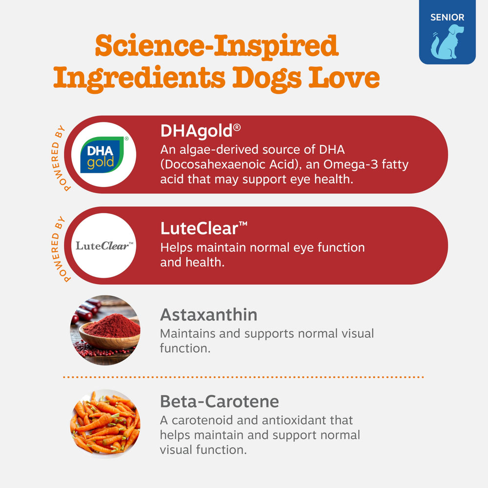 Zesty Paws omega-3 DHA close-up — supports dog skin health