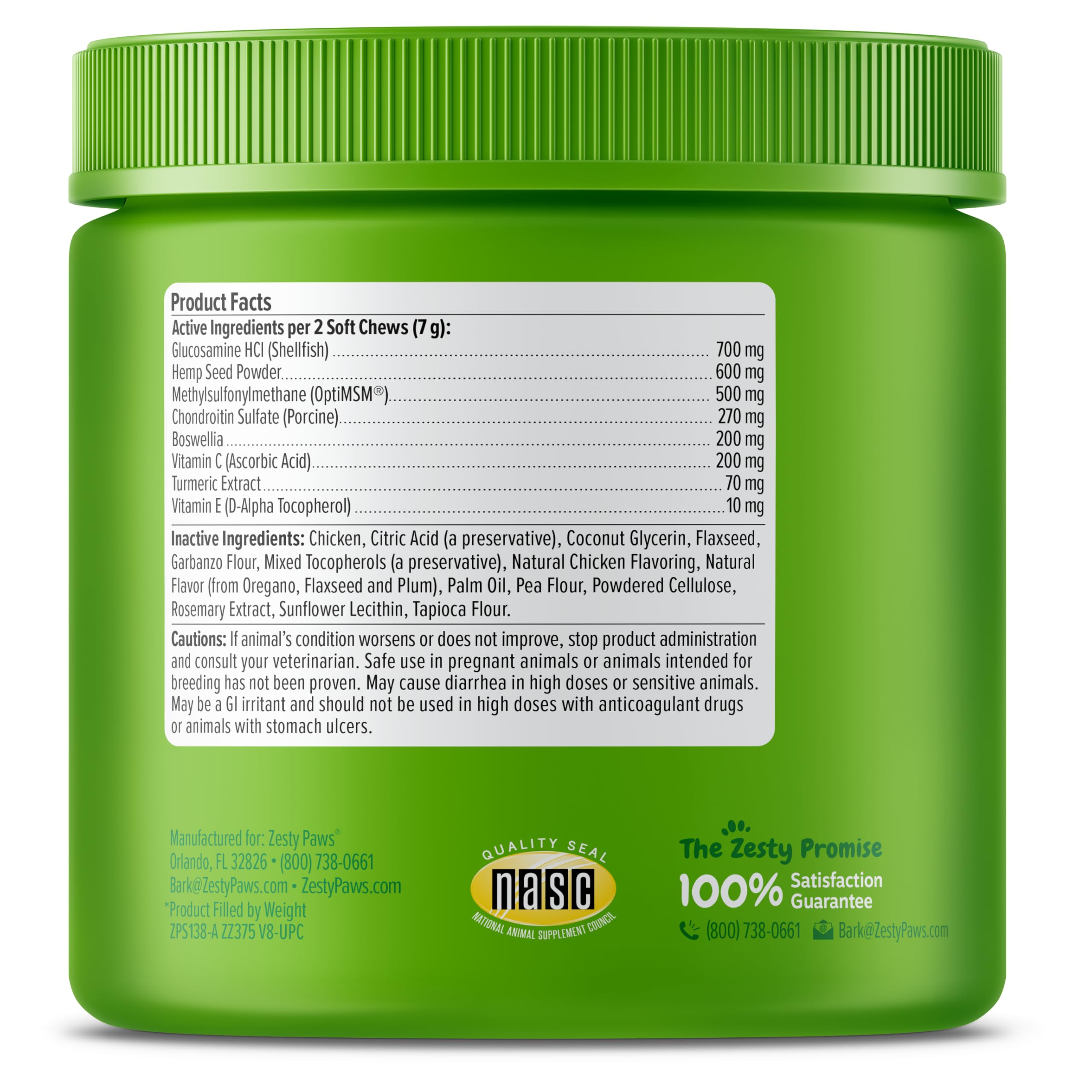 Zesty Paws Mobility Bites 90-count packaging ready for daily use.