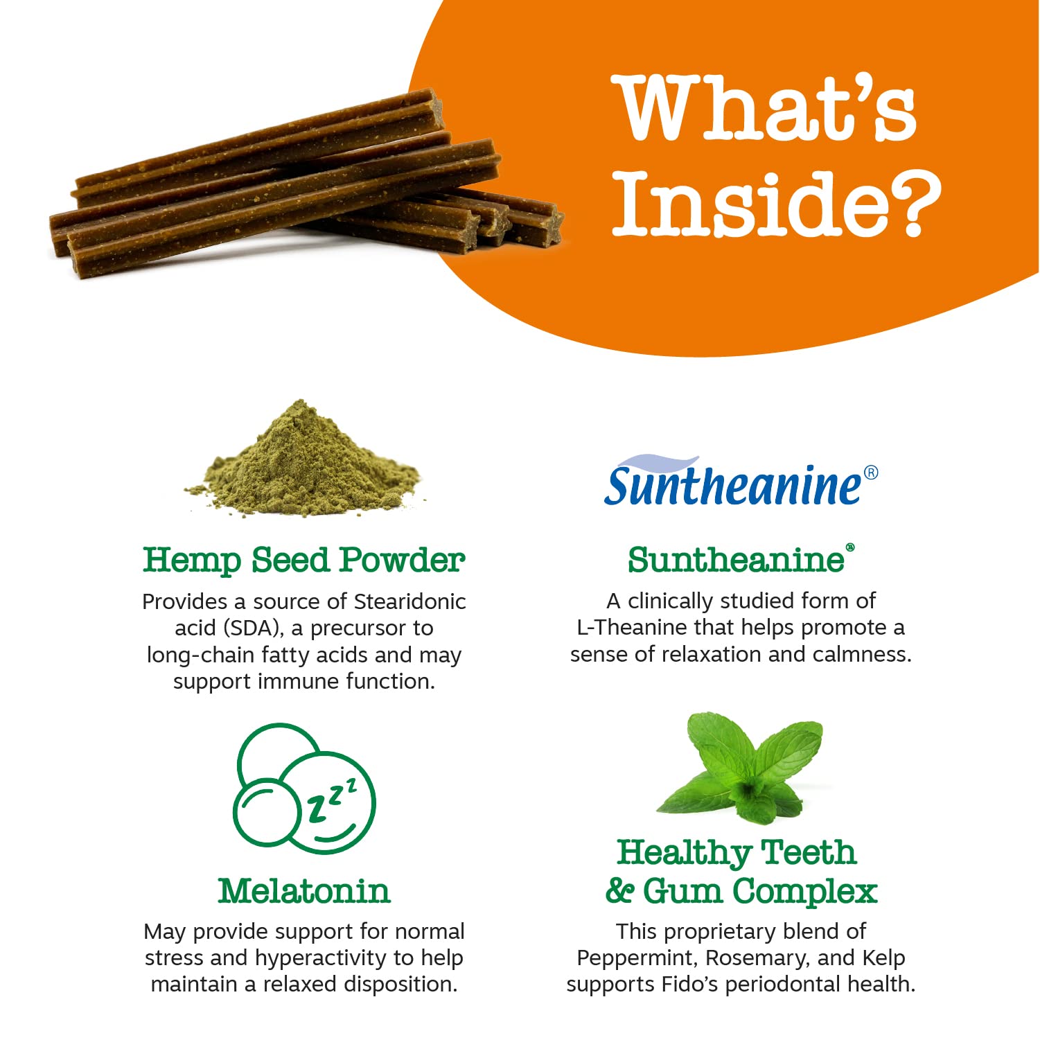 Zesty Paws OraStix dog-chewing stick to ease tension