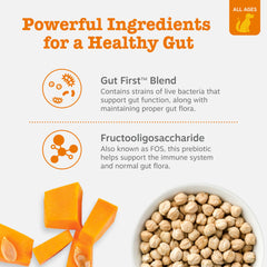 Zesty Paws probiotics for dogs chew texture focuses on soft, palatable form for daily use.