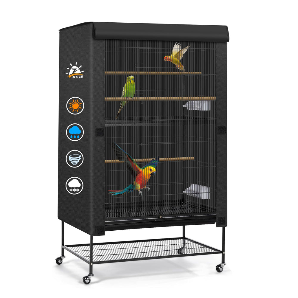 Zettum bird cage cover at night use maintaining calm, protected environment