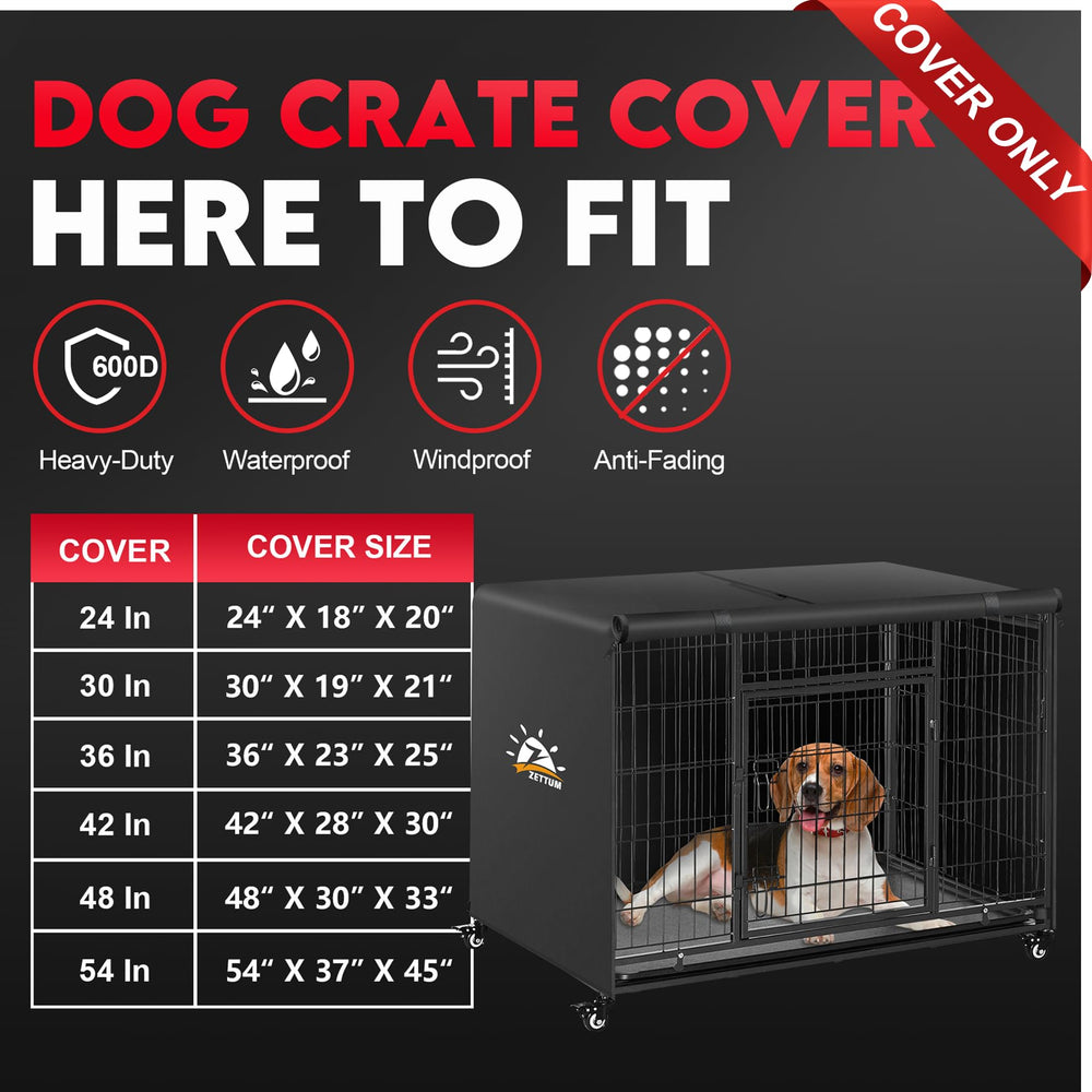 Zettum crate cover roll-up opening design allows full or partial coverage.