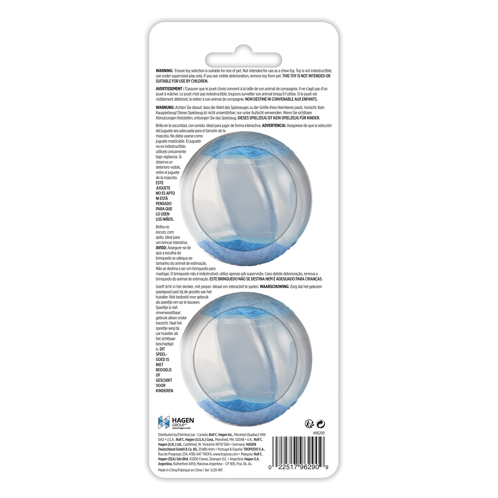 ZEUS Duo Balls night-time play boosts visibility and excitement.