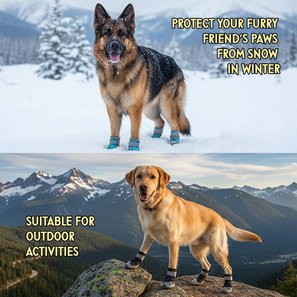 ZEUS URBAN dog boots with anti-slip soles provide reliable grip across surfaces.
