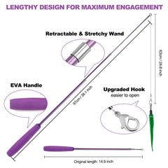ZeyZoo worm refills: add variety to pouncing games and curiosity-driven hunting.
