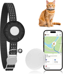 ZFSJTAG FindMy real-time tracker on a collar enables quick pet location