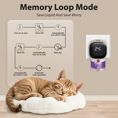 ZHANGK refill-pack image emphasizes safe, compatible cat pheromone refills.