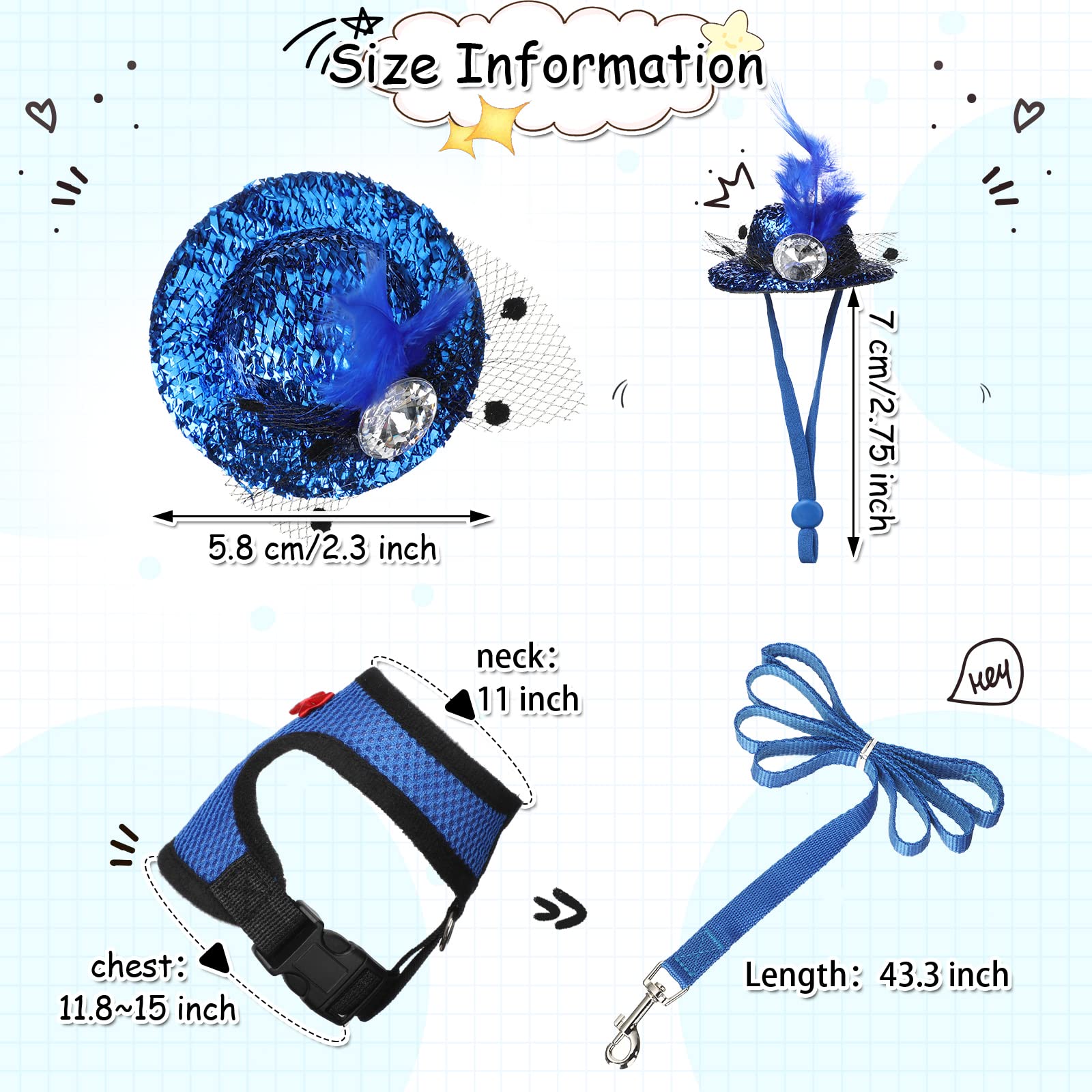 Zhanmai adjustable buckle on chicken harness for snug fit