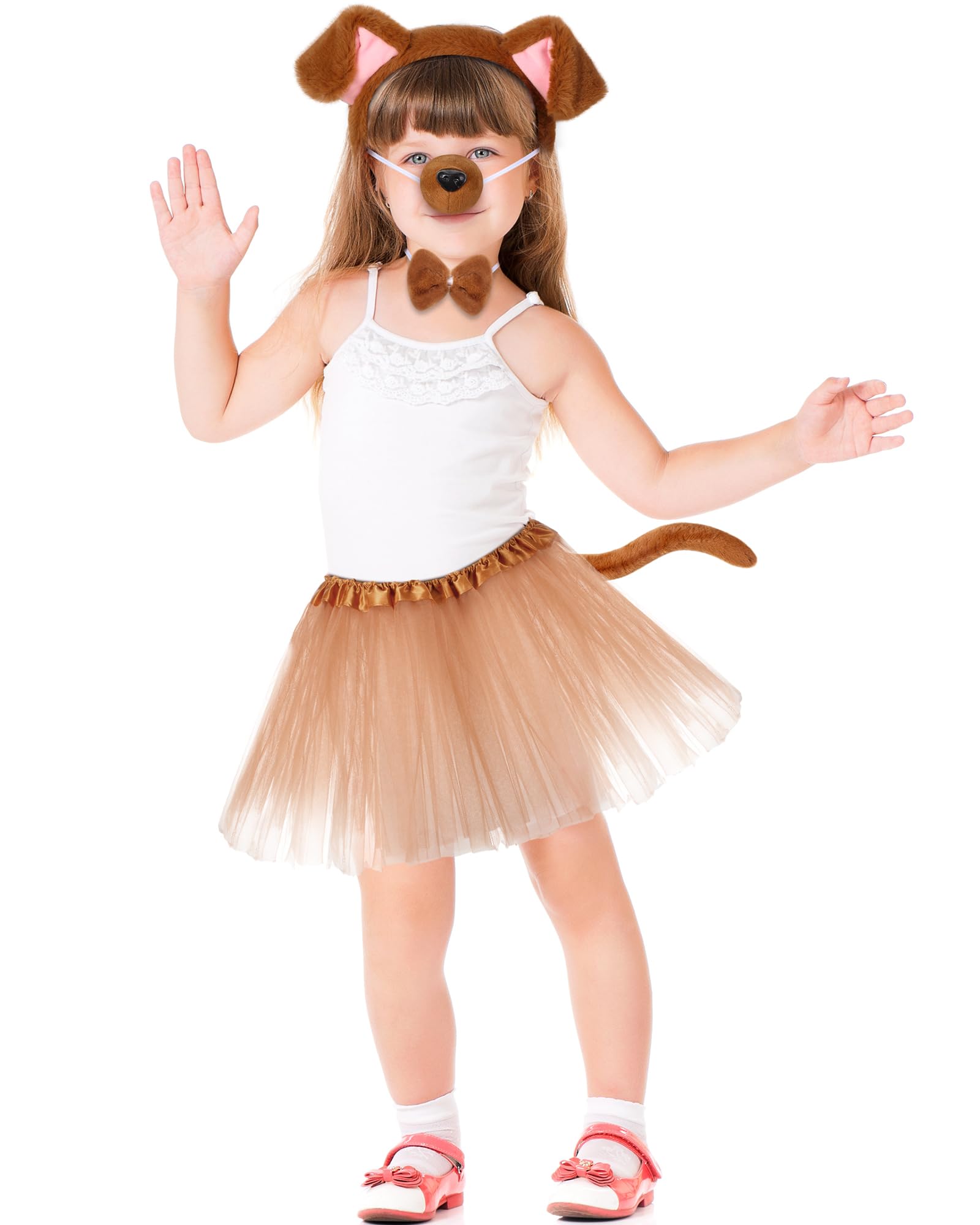 Zhanmai dog nose finish completes the animal look for pretend play.