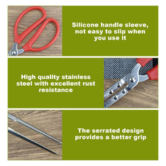 zhcoy extra-long snake feeding tongs 15in ideal for safe handling.