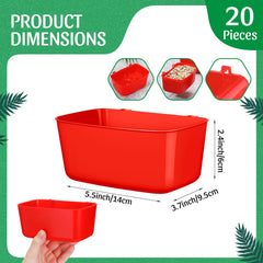 Zhehao 18oz poultry feeder waterer red cups for fewer refills.