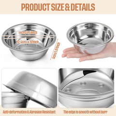 Zhehao bulk pack of dog bowls ready for kennels and multi-pet households.