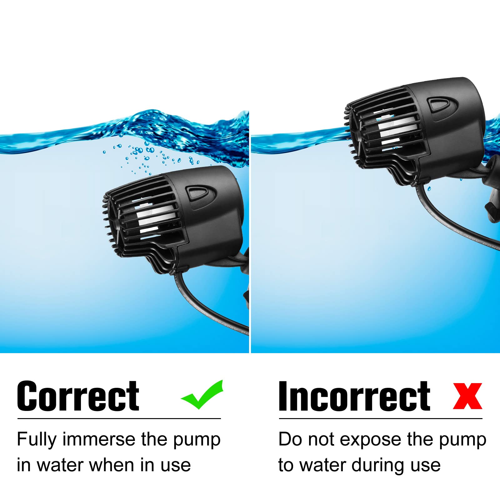 Zhengmy powerhead suitable for freshwater and saltwater tanks 20-100 gallons