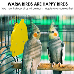 ZHEQOGZH 12v low-voltage heater keeps birds safe during chilly nights.