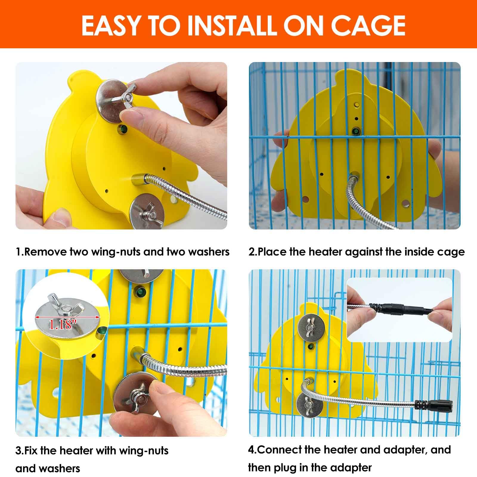 ZHEQOGZH compact-bird-heater-5-3x4-7 enables versatile cage placement.