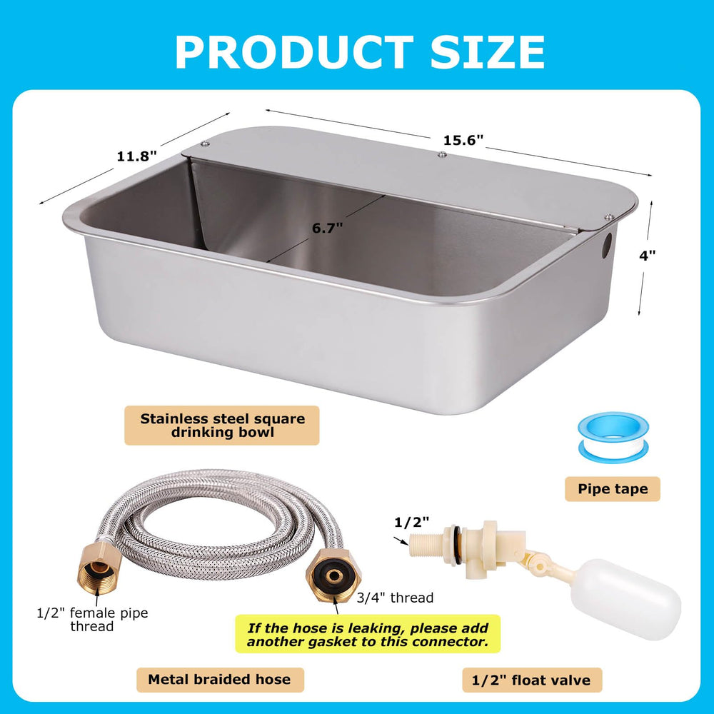 ZHEQOGZH float valve installation with included screwdriver for easy setup.