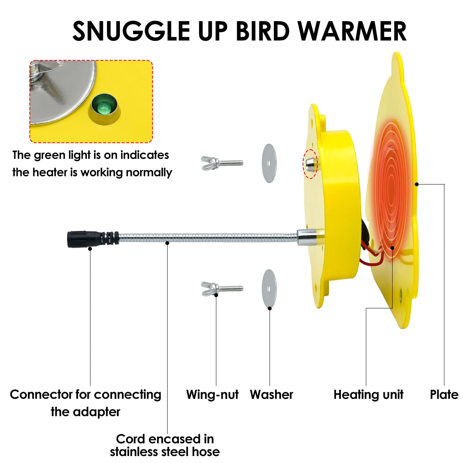 ZHEQOGZH metal-cord-protected design helps prevent nibbling during playtime.