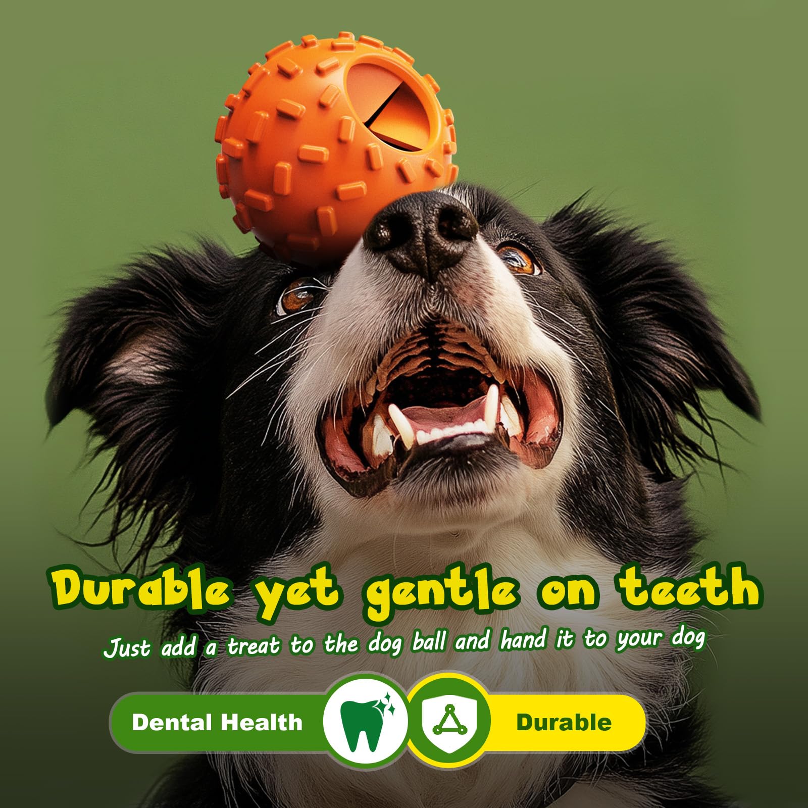 ZHIERDE durable dog toy is easy to clean after rugged play sessions.