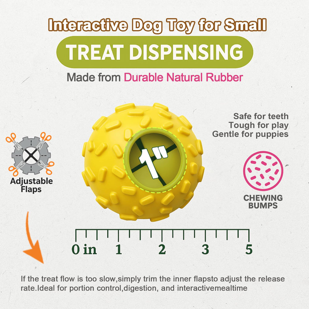 ZHIERDE treat flow adjustment enables slow feeding during play.