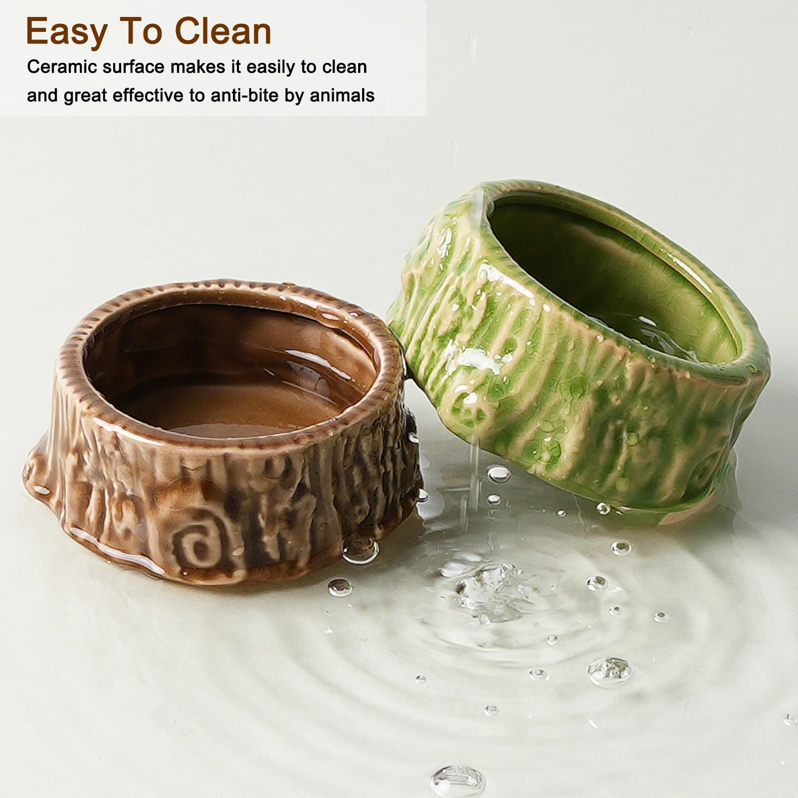 Zhilishu dishwasher-safe hamster bowls simplify post-meal cleanup