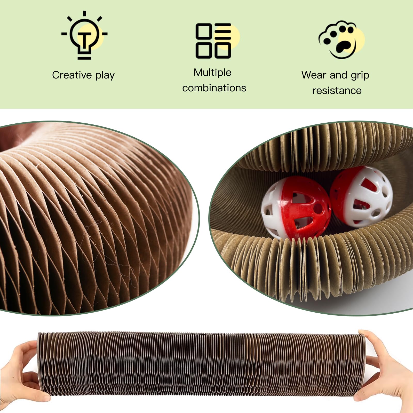 ZHIYUEJING interactive play scenario with bell ball and scratch board