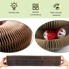 ZHIYUEJING interactive play scenario with bell ball and scratch board