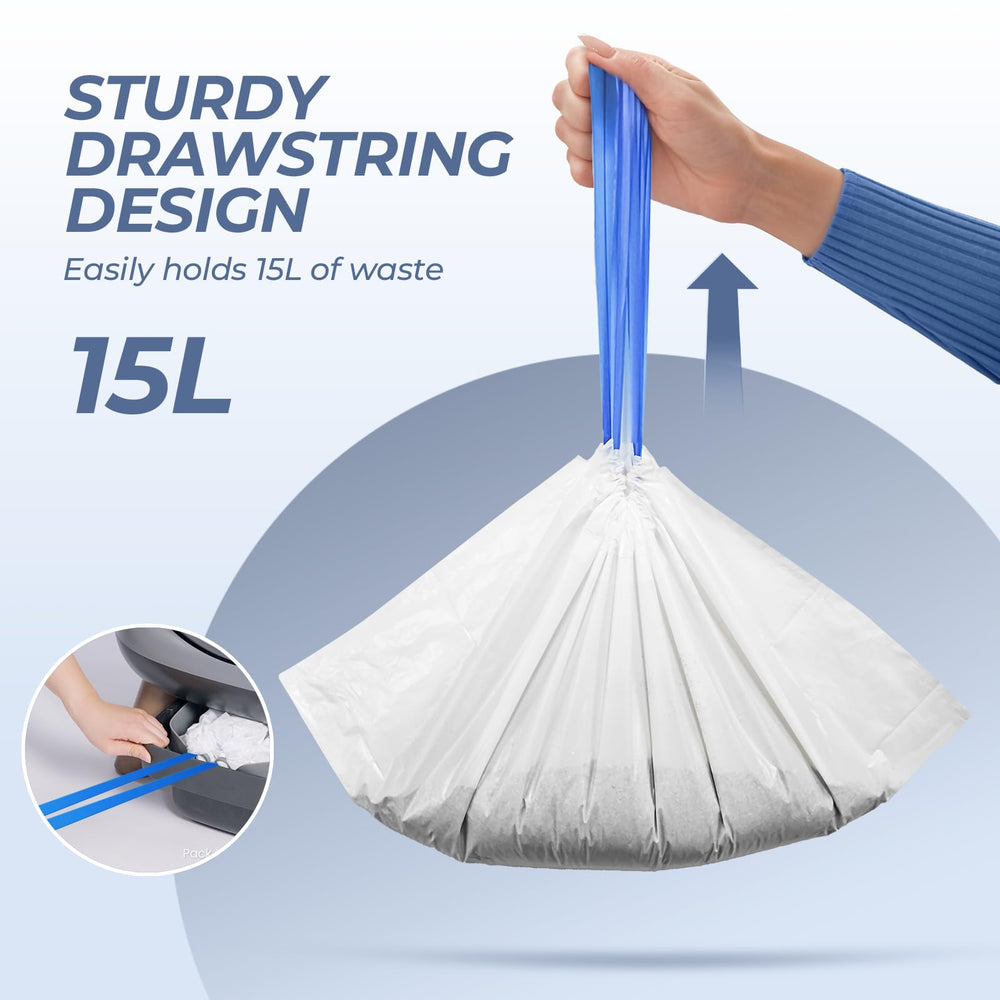 ZHMZ litter box liners 21x11 inch size fits standard waste drawers.