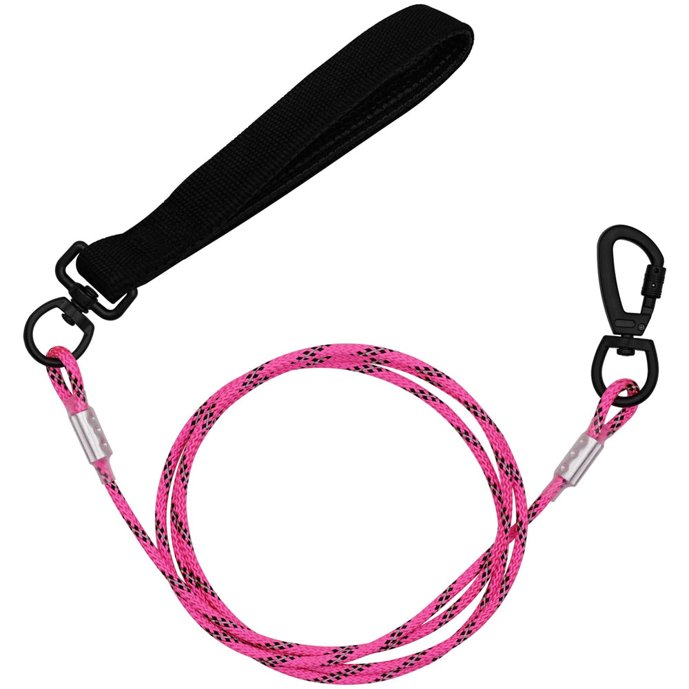ZHOMA chew-proof dog leash with 360 rotate clasp for safe, tangle-free walks.