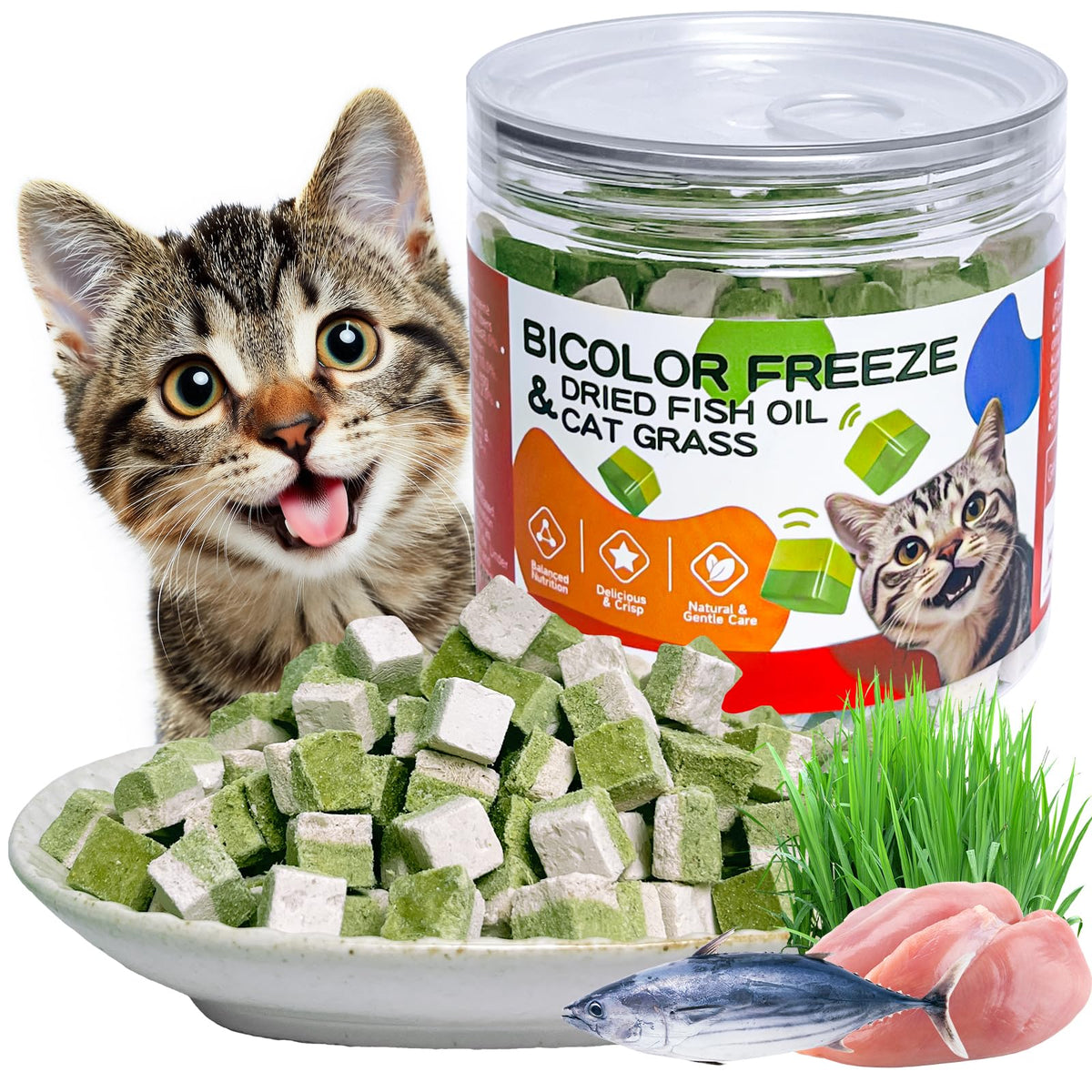 ZHSteveG packaging-front with natural ingredients for hairball-friendly snacking
