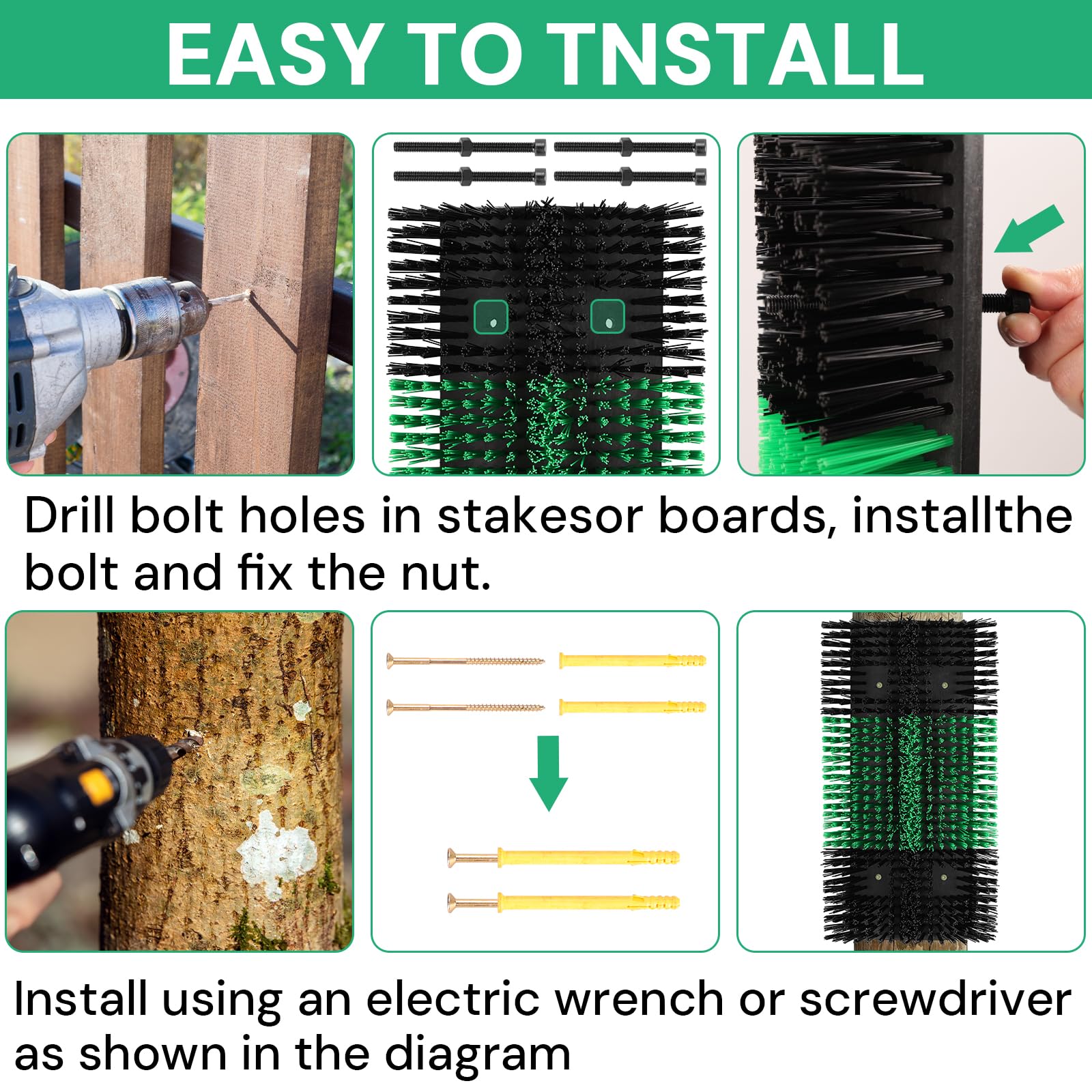 Zhuo·LeLe bendable back plate enables flexible mounting on fence or wall