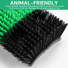 Zhuo·LeLe nylon bristles close-up for gentle skin cleaning and itch relief