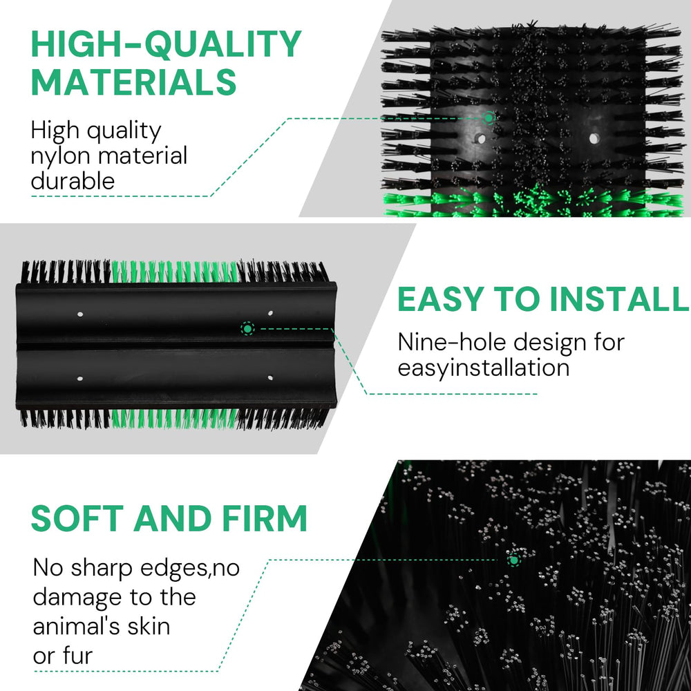 Zhuo·LeLe XL brush packaging shows ready-to-install kit and two mounting options.