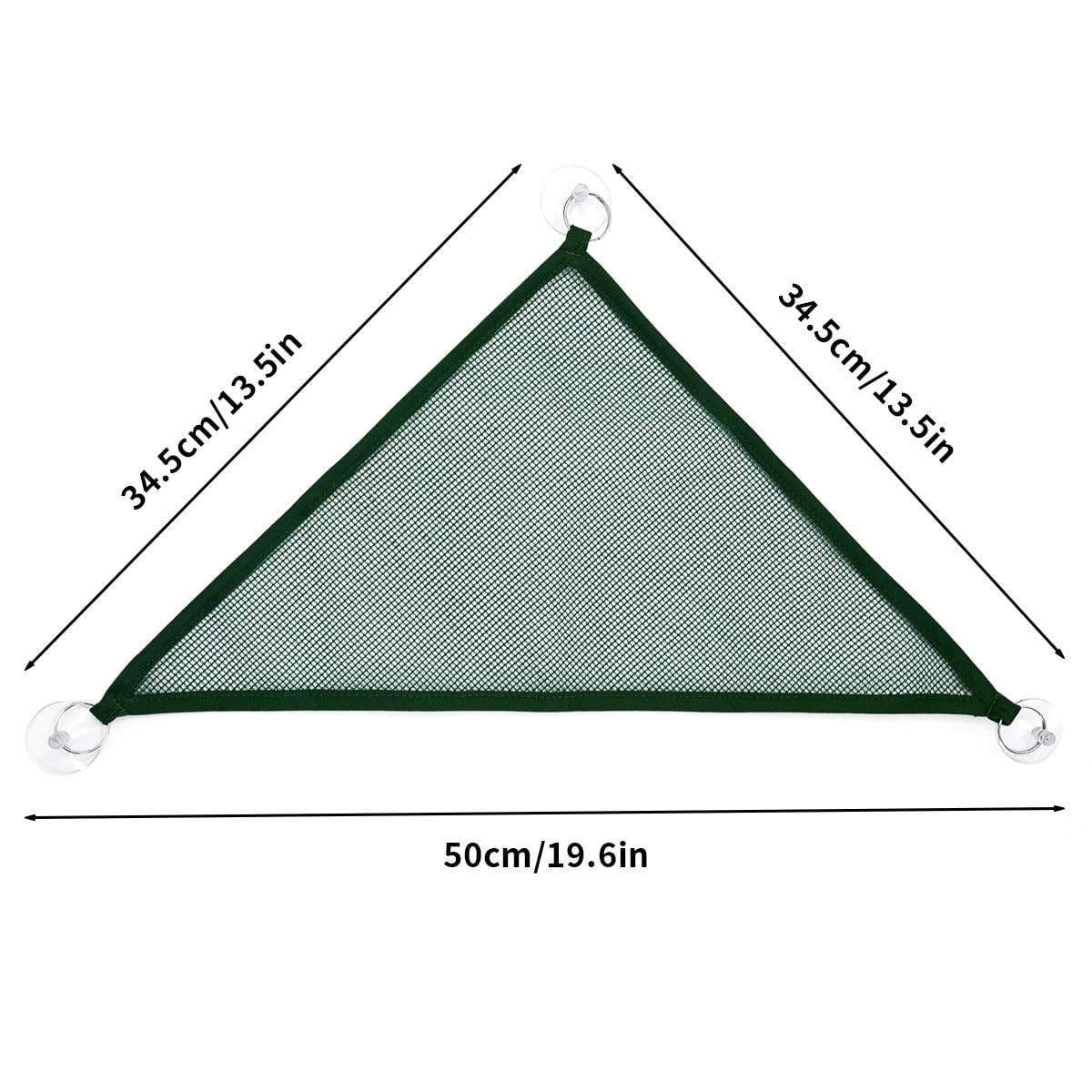 Zhuohai two-pack green hammocks ready for versatile terrarium setup.