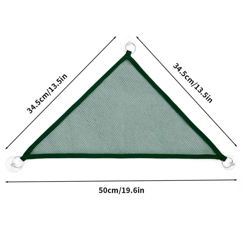 Zhuohai two-pack green hammocks ready for versatile terrarium setup.