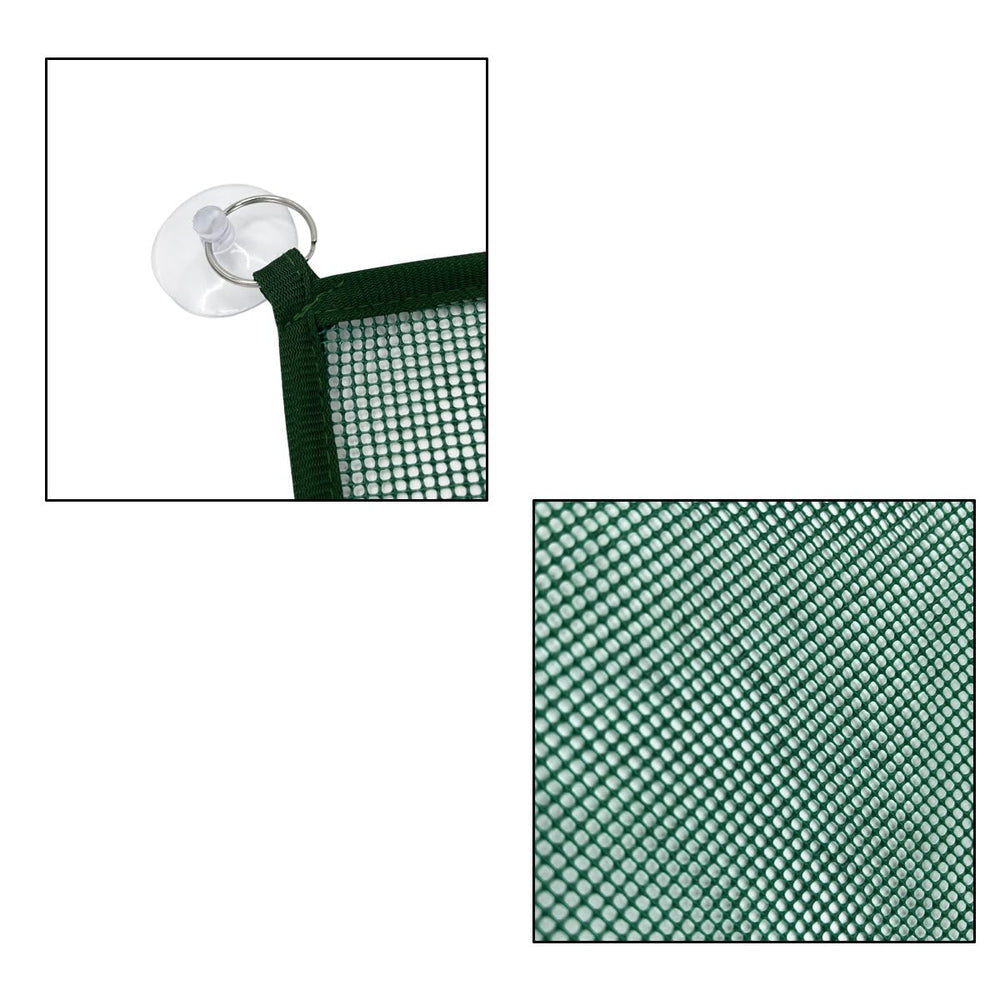 Zhuohai trio suction cups securing the hammock to a wall or tank.