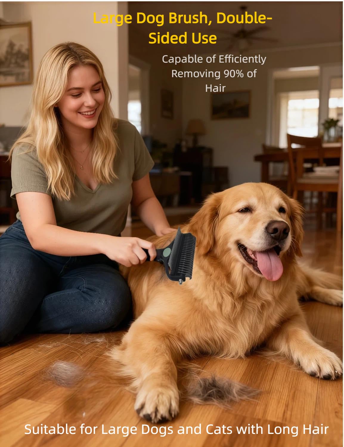 Zhuoyue ZX double-sided hair remover roller for easy hair pickup