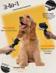 Zhuoyue ZX large dematting brush targets thick fur with precision