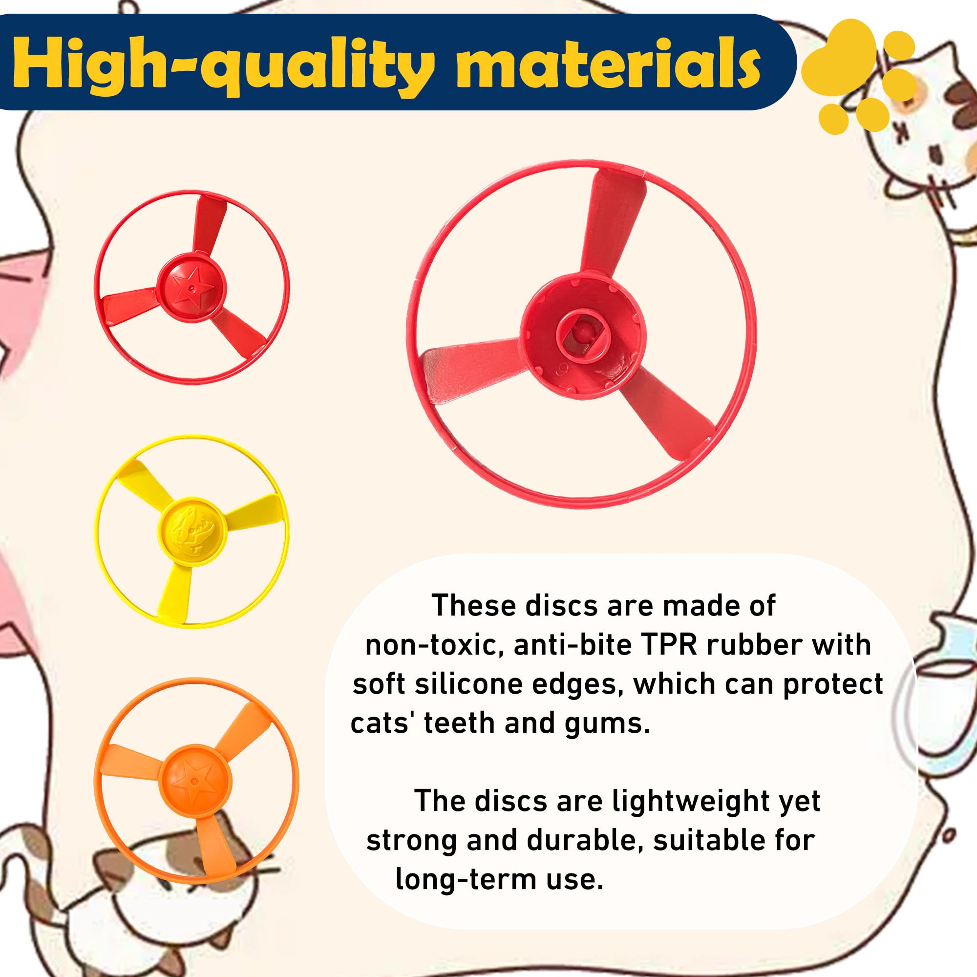 ZHYFC cat chasing propellers supports exercise and mental engagement
