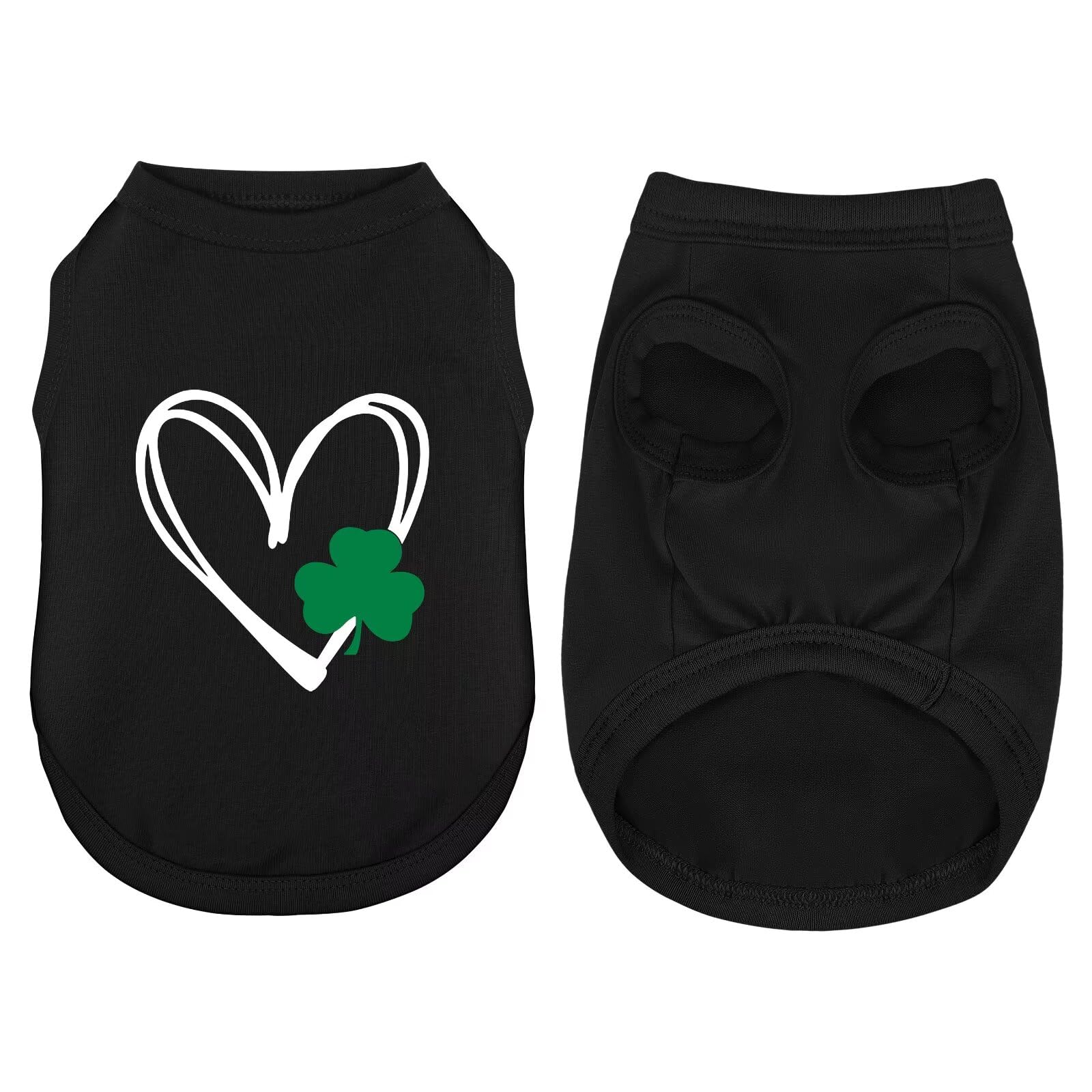 ZIAGAOP dog shirt back view displaying playful print for casual strolls.