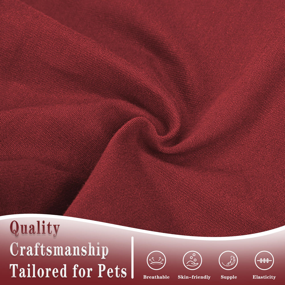 ZIAGAOP durable machine-washable dog shirt for busy pet owners.