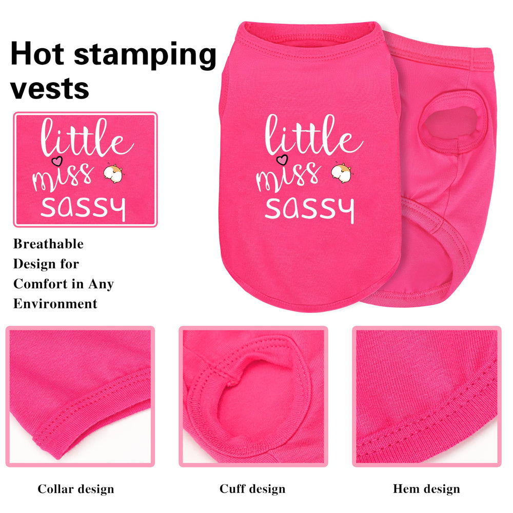 ZIAGAOP pink cotton dog shirt with corgi butt print ideal for everyday wear